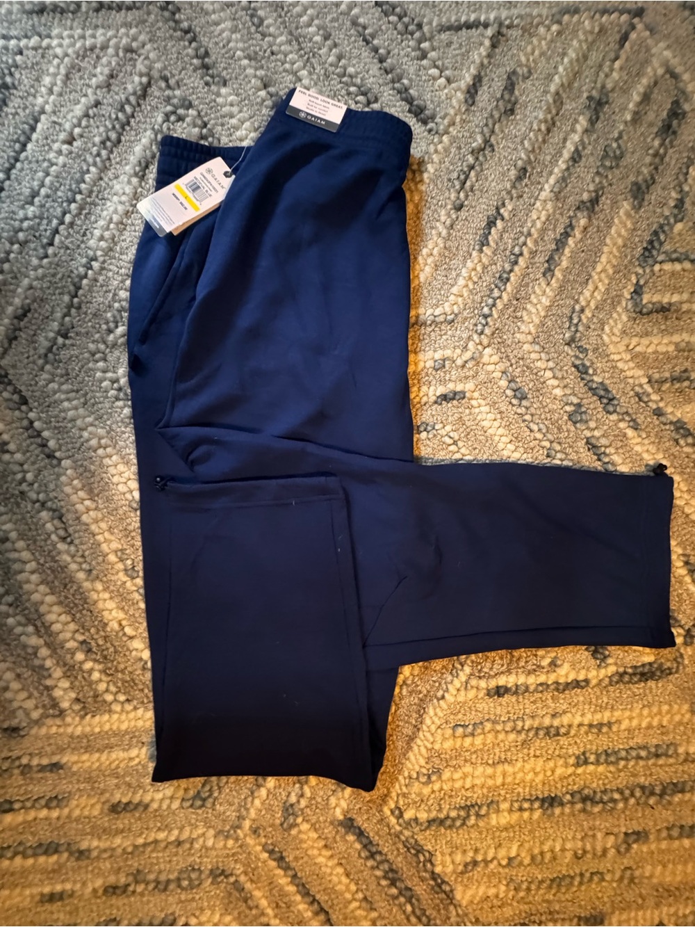 GAIAM Men's Dark Blue Performance Joggers